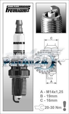 Świeca zapłonowa Brisk P22 cena, od 13,71 USD