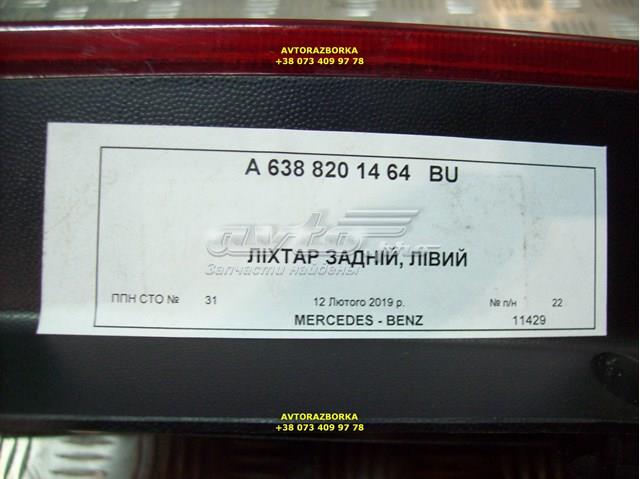 A6388201464 Mercedes lampa zespolona tylna lewa