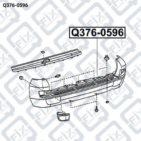 Do koszyka Q3760596 Q-fix Zderzak tylny