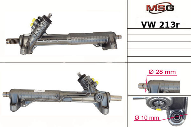 VW213R MSG Rebuilding Listwa kierownicza (maglownica)