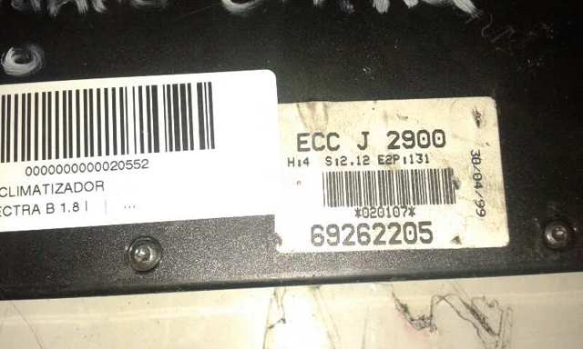 Sterownik trybów ogrzewania/klimatyzacji Opel J2900 cena, od 47,67 USD