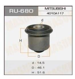 Silentblock przedniego wahacza górnego Masuma RU680 cena, od 10,90 USD