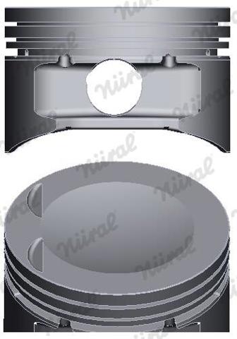 Do koszyka 8743850000 Nural Tłok, komplet do jednego cylindru, STD