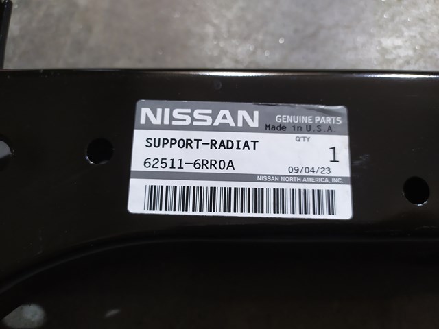 Osłona chłodnicy górna (panel mocowania reflektorów) Nissan/Infiniti 625116RR0A cena, od 123,43 USD