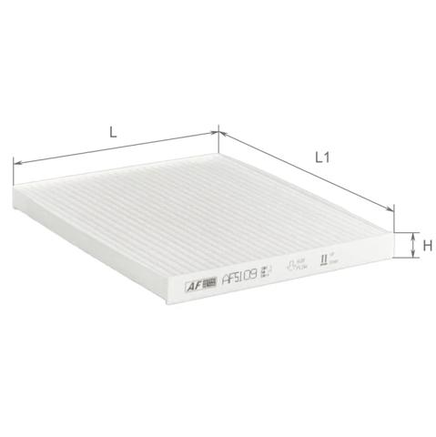 Filtr kabiny Alpha Filter AF5109 cena, od 8,16 USD
