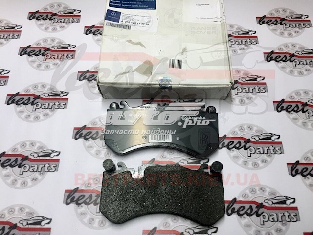 Klocki hamulcowe przednie tarczowe Mercedes A008420412028 cena, od 151,44 USD