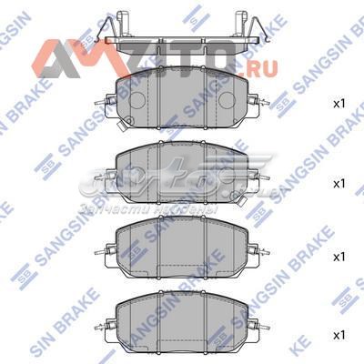 SP4176 Sangsin klocki hamulcowe przednie tarczowe