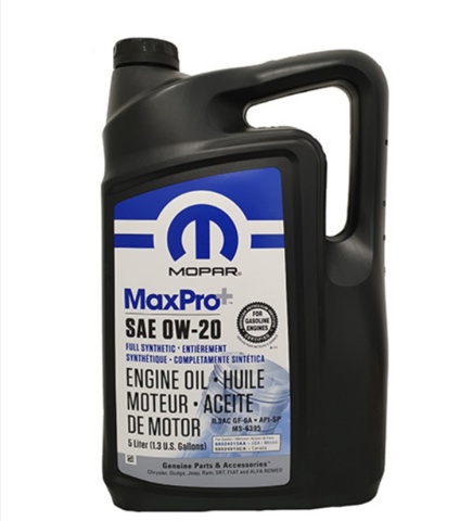 Olej do silnika Chrysler 68524013AA cena, od 95,37 USD