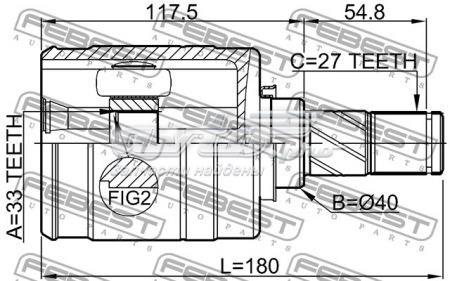 391014BA0A Nissan półoś napędowa przednia lewa