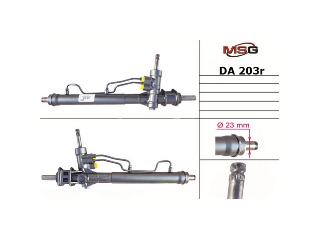 DA203R MSG Rebuilding Listwa kierownicza (maglownica)