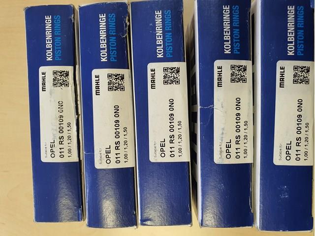 011RS001090N0 Mahle Original Pierścienie tłokowe na 1 cylinder, STD.