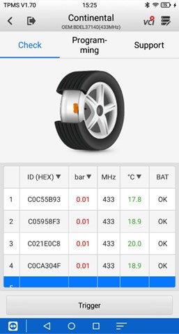 Czujnik ciśnienia w oponach Mazda BDMC37140 cena, od 54,48 USD