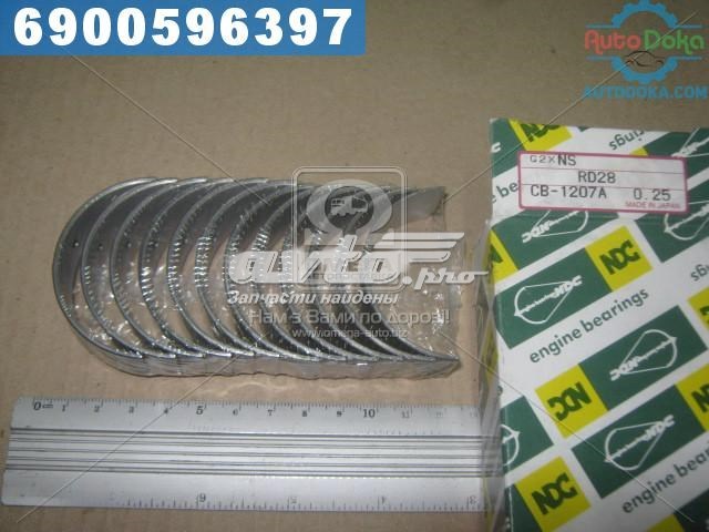 Do koszyka Panewki korbowodowe wału korbowego, zestaw, 1. naprawa (+0,25) Nissan Patrol  Y61