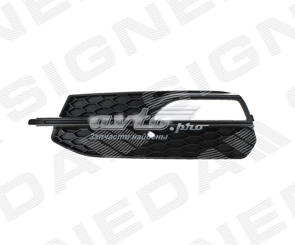 Do koszyka 8V3807681G9B9 VAG Zaślepka (kratki) lamp przeciwmgielnych zderzaka przedniego lewa