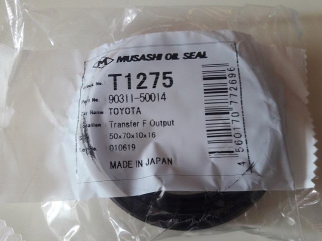 Do koszyka T1275 Musashi Uszczelniacz skrzyni rozdzielczej przedni wyjściowy