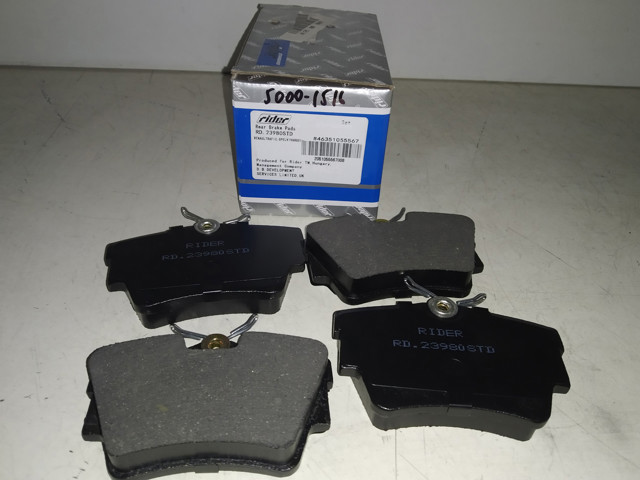 Okładziny (klocki) do hamulców tarczowych tylne Rider RD23980STD