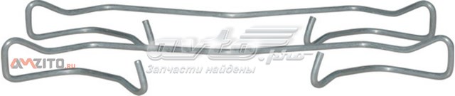 1163651210 JP Group Zestaw sprężynek do mocowania klocków tarczowych przednich