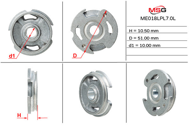 Zestaw naprawczy pompy wspomagania hydraulicznego do Mercedes CLK  C209