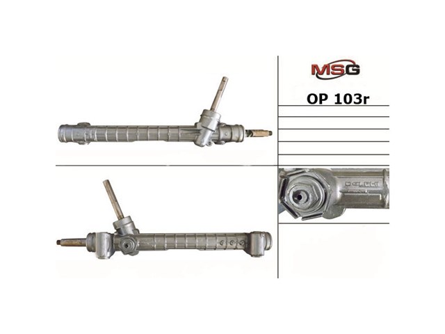 Do koszyka OP103R MSG Rebuilding Listwa kierownicza (maglownica)