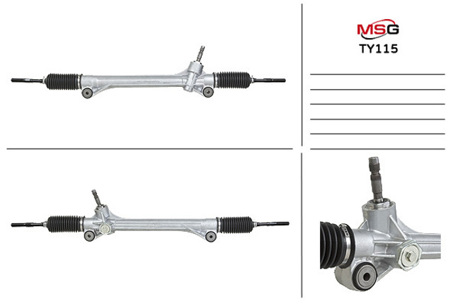 TY115 MSG Listwa kierownicza (maglownica)