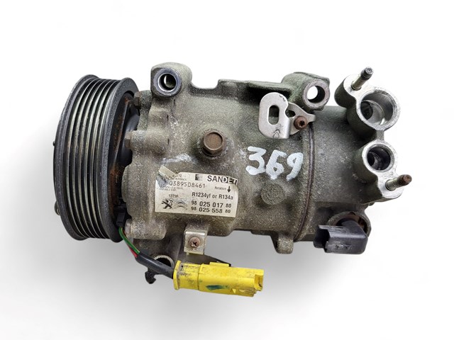 Sprężarka klimatyzacji 9802501780 Peugeot/Citroen