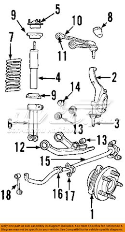 Tuleja stabilizatora tylnego 52125391AC Chrysler