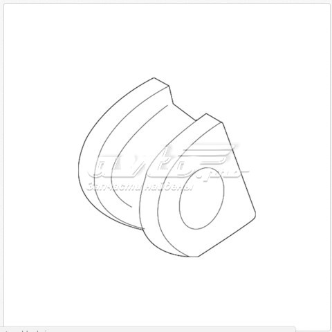 52125391AC Chrysler Tuleja stabilizatora tylnego