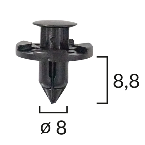 Spinka mocowania nadkola przedniego Romix B22088 cena, od 3,81 USD