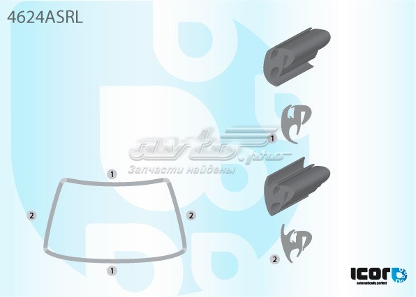 Uszczelka szyby przedniej do DAF 95 XF I 