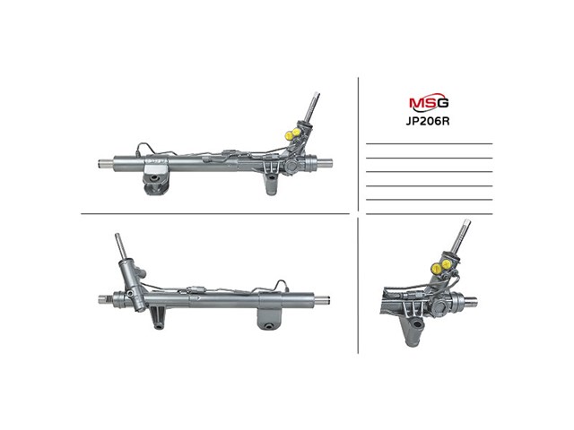 JP204R MSG Rebuilding Listwa kierownicza (maglownica)