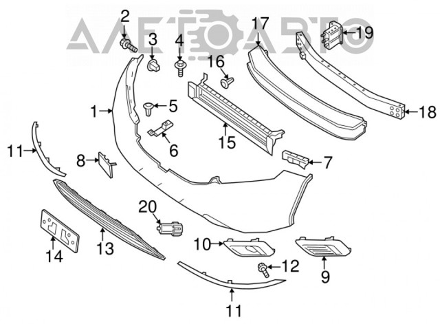 Do koszyka 620309UF2A Nissan/Infiniti Wzmocnienie zderzaka przedniego