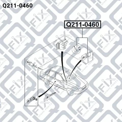 Wkładka stacyjki zapłonowej Q-fix Q2110460 cena, od 10,30 USD