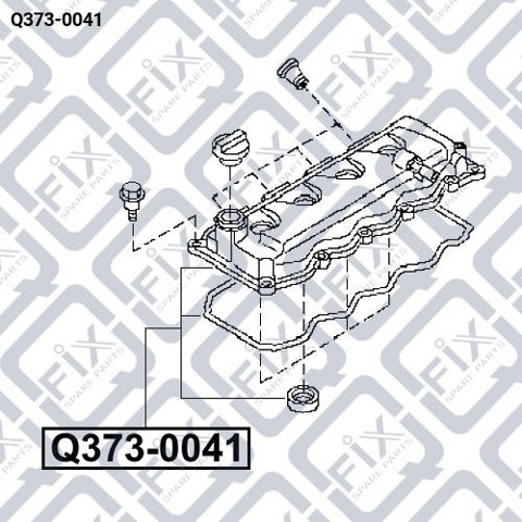 Pokrywa zaworowa Q-fix Q3730041 cena, od 78,04 USD