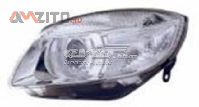 Reflektor lewy 6651115LLDEM Depo/Loro/Abakus