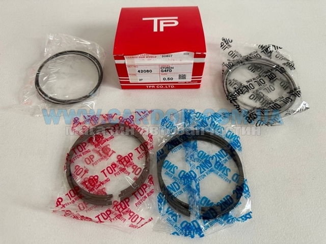 Pierścienie tłokowe komplet na silnik, 2. naprawa (+0,50) TPR 42060050 cena, od 31,81 USD