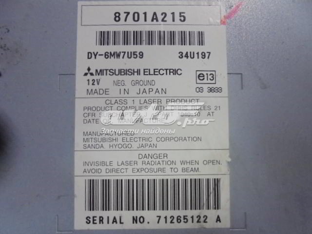 Radioodtwarzacz (radio AM/FM) do Mitsubishi Outlander II XL CWW