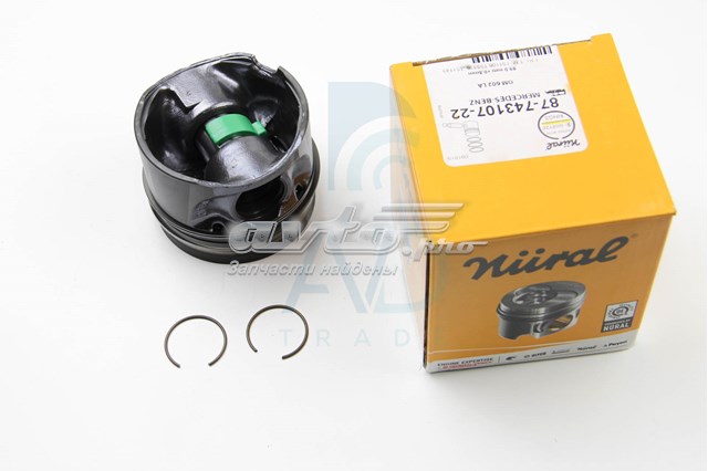 Do koszyka 8770458050 Nural Tłok, komplet na 1 cylinder, 2. naprawa (+0,50)
