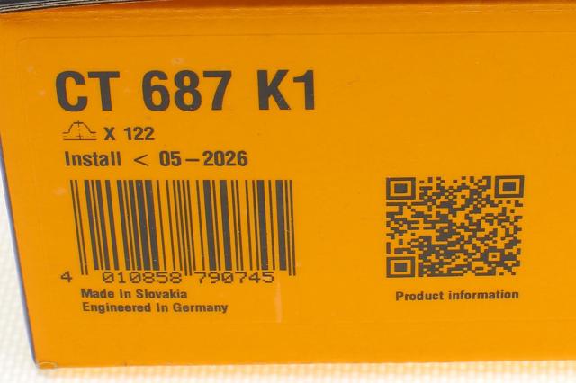 Pasek rozrządu, zestaw Continental/Siemens CT687K1 cena, od 72,34 USD