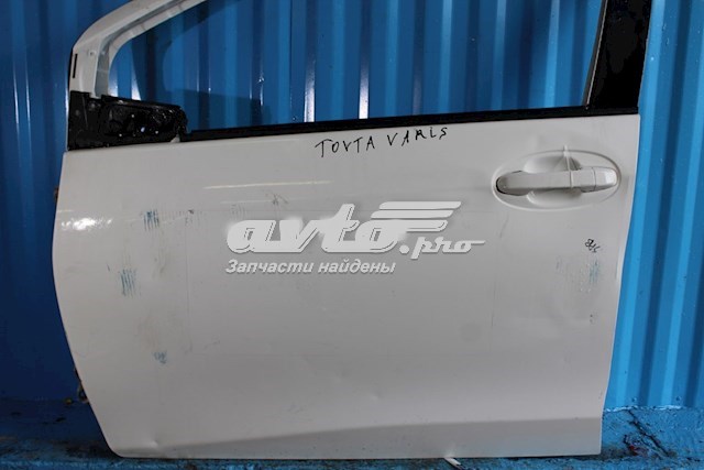 Do koszyka Drzwi przednie lewe Toyota Yaris  P13