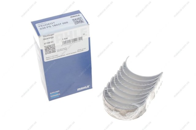 039PS18037000 Mahle Original Panewki korbowodowe wału korbowego, zestaw, standardowe (STD)