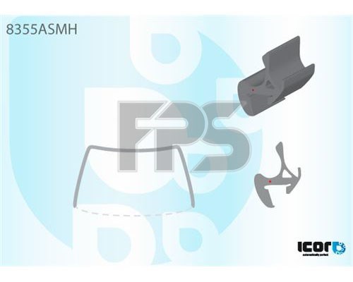 Listwa ochronna szyby przedniej do Toyota Prius  NHW20