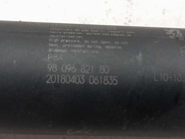 9809682180 Peugeot/Citroen Amortyzator klapy bagażnika (3/5 drzwi-tylnych)