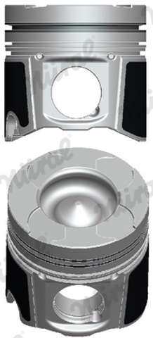 8713750730 Nural Tłok, komplet na 1 cylinder, 2. naprawa (+0,50)