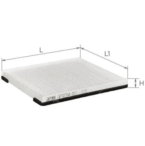 Filtr kabiny Alpha Filter AF5034 cena, od 4,89 USD