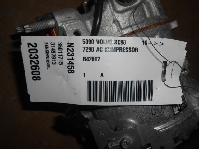 Listwa kierownicza (maglownica) Volvo 36011715 cena, od 581,58 USD