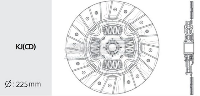Tarcza sprzęgła do Hyundai Sonata V NF