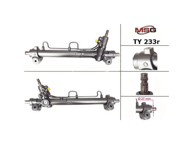 Listwa kierownicza (maglownica) MSG Rebuilding TY233R