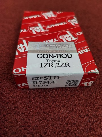 R734ASTD Taiho Panewki korbowodowe wału korbowego, zestaw, standardowe (STD)