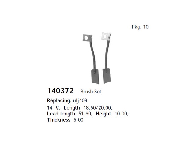Do koszyka 140371 Cargo Szczotka alternatora