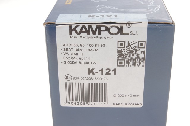 Klocki hamulcowe tylne bębnowe Kampol K121 cena, od 20,39 USD